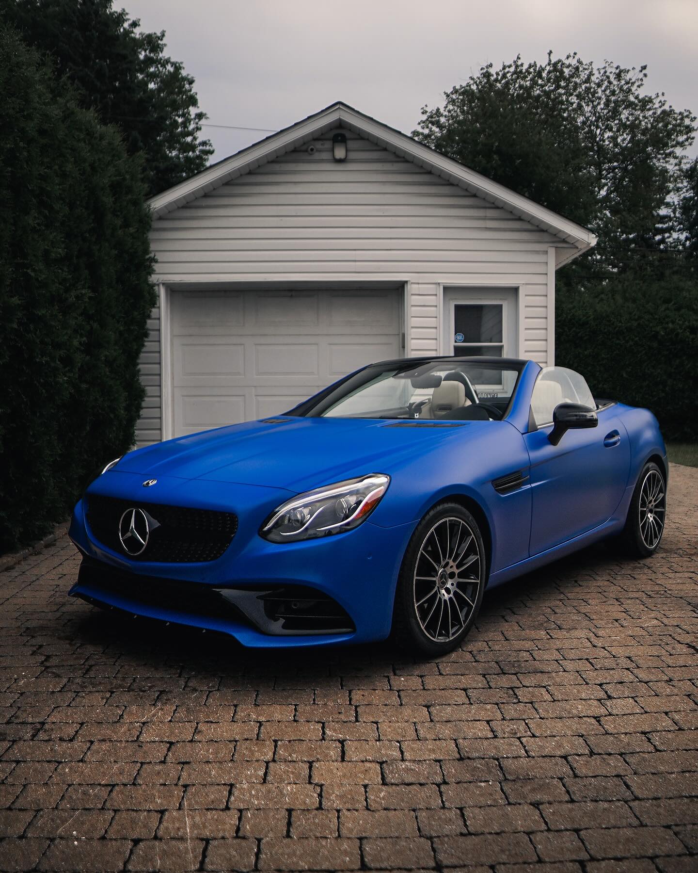 Mercedes Benz SLC300, Satin Dark Blue